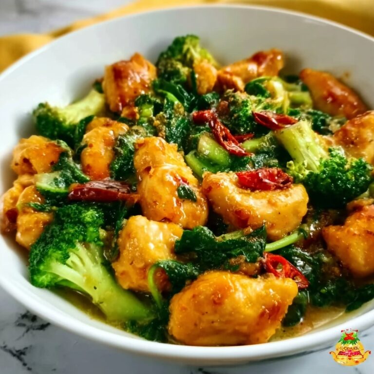 Garlic Chicken with Broccoli Recipe