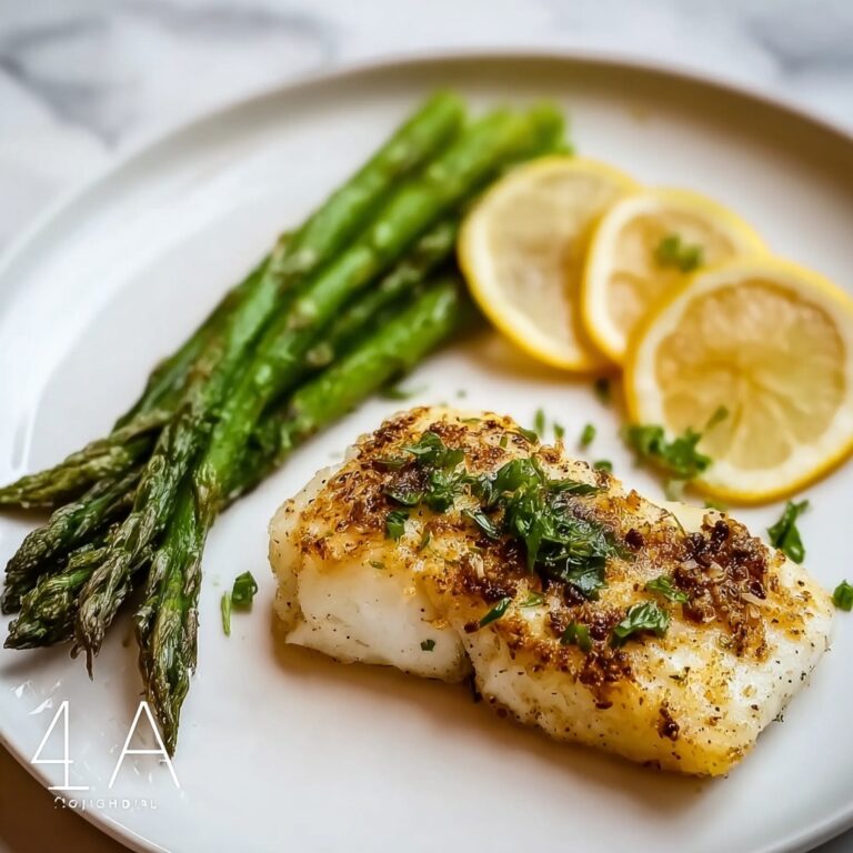 Air Fryer Cod with Lemon and Parsley Recipe