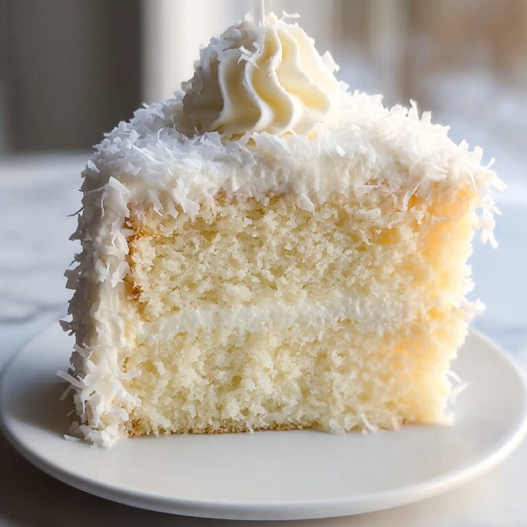 Christmas Coconut Snow Cake Recipe